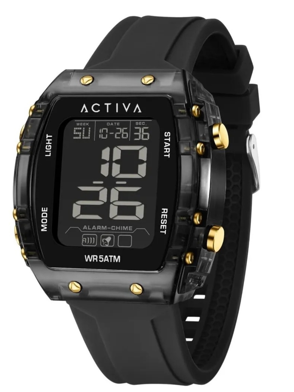 Activa Ranger X Invicta Black Digital Mens Sports Watch 45mm